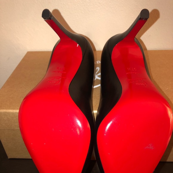 Christian Louboutins Pigalle 100 Black - Picture 4 of 8